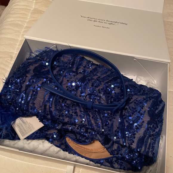 Nadine Merabi royal blue jumpsuit size XS (0-2) - Picture 7 of 8